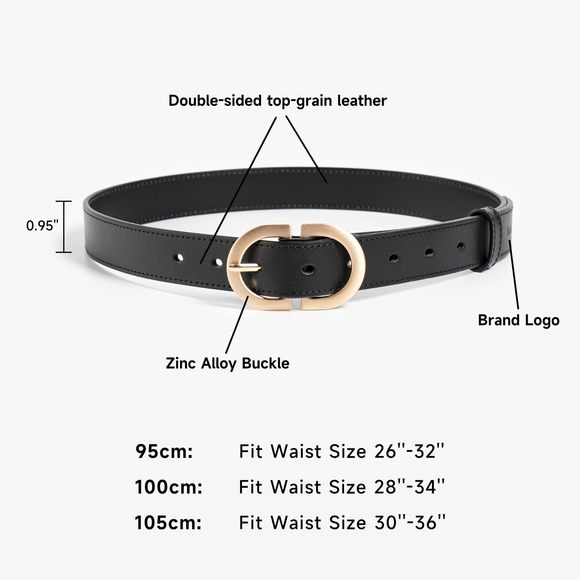 Women\'s Leather Belt For Jeans Dresses Pants Fashion Waist Belt Casual Dress💗